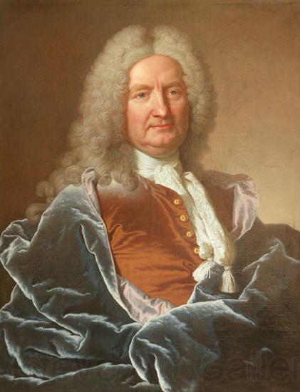 Hyacinthe Rigaud Portrait de Jean-Francois de La Porte (1675-1745), seigneur de Meslay, fermier general Germany oil painting art